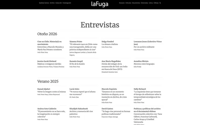 entrevistas